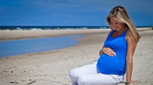 Отдых на море во время беременности